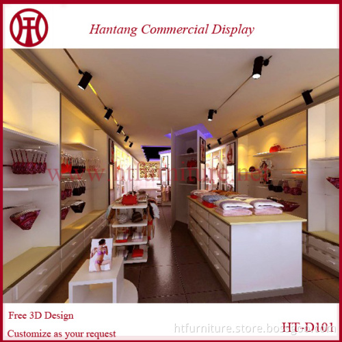 3D Max modern customized apparel display showcase